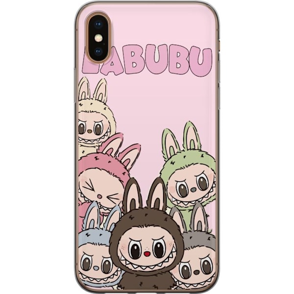 Apple iPhone XS Max Genomskinligt Skal Labubu Classics