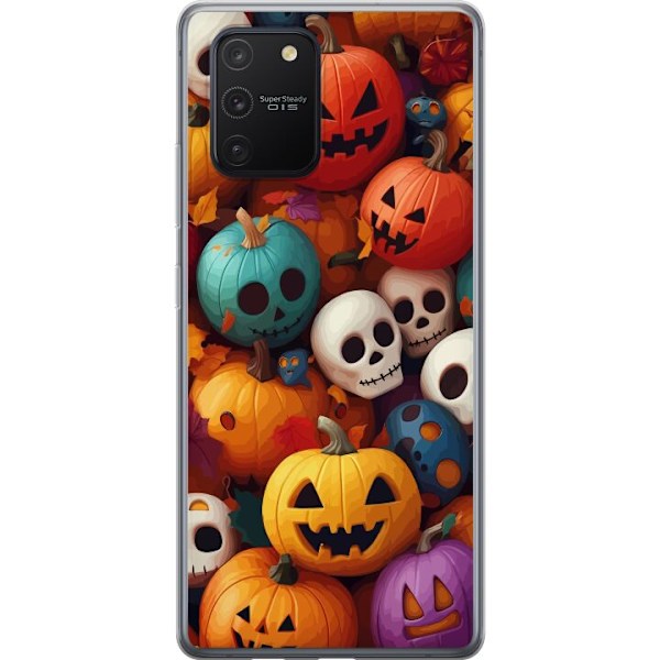 Samsung Galaxy S10 Lite Genomskinligt Skal Halloween mönster