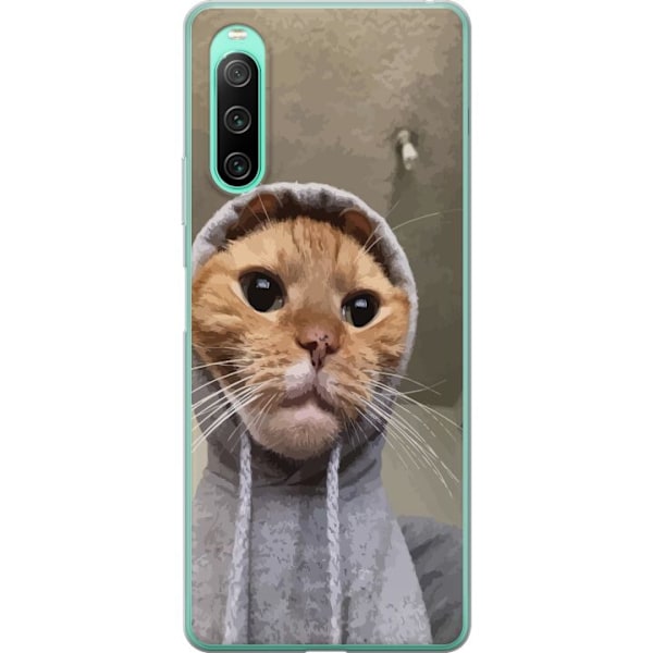 Sony Xperia 10 IV Gennemsigtig cover Kat Trøje