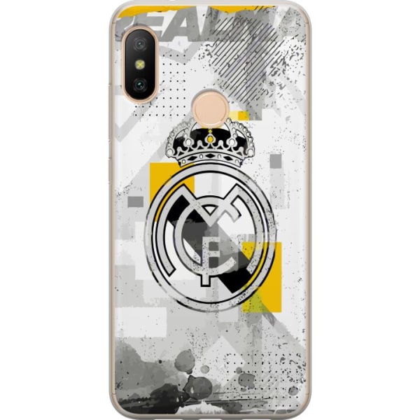 Xiaomi Redmi 6 Pro Gennemsigtig cover Real Madrid