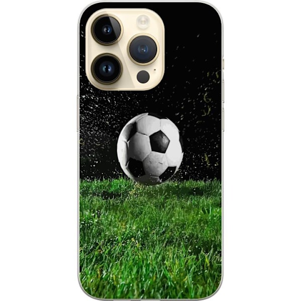 Apple iPhone 15 Pro Genomskinligt Skal Fotboll Action