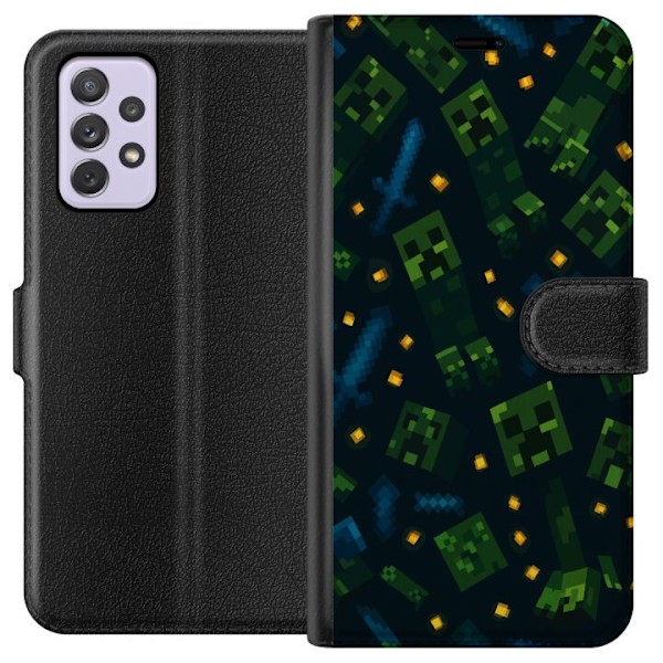 Samsung Galaxy A52s 5G Plånboksfodral Minecraft Dungeons Mob