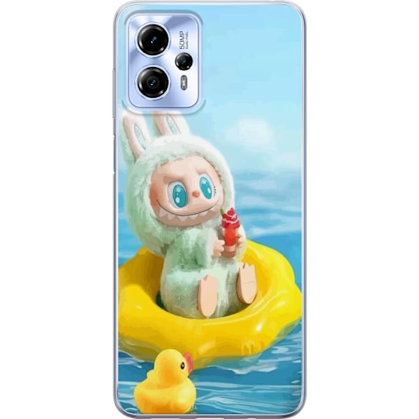 Motorola Moto G13 Läpinäkyvä kuori Labubu Stripe Attack - R