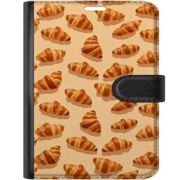 Kompatibel Tegnebogsetui til Apple iPhone Duo Croissanter beige