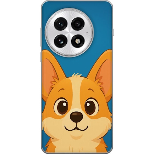 OnePlus 13 Gjennomsiktig deksel Hello Corgi