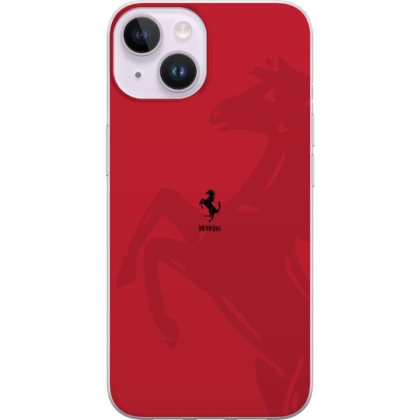 Apple iPhone 14 Läpinäkyvä kuori Ferrari