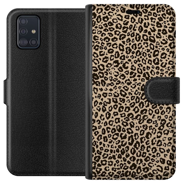 Samsung Galaxy A51 Lommeboketui Leopardskisse