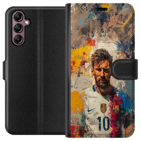 Samsung Galaxy A14 5G Tegnebogsetui Messi Art