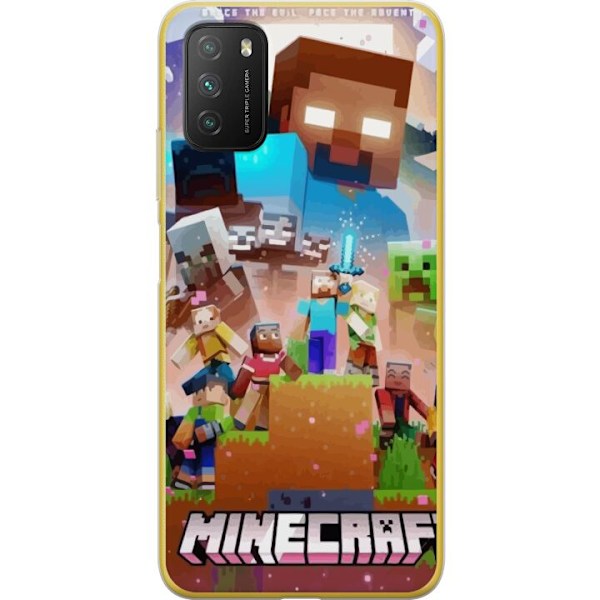 Xiaomi Poco M3  Genomskinligt Skal Minecraft