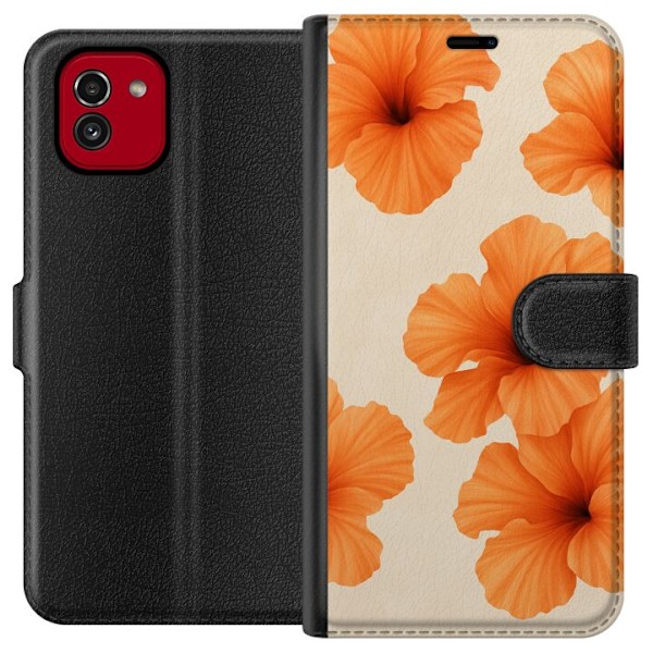 Samsung Galaxy A03 Lompakkokotelo Papaya Punch