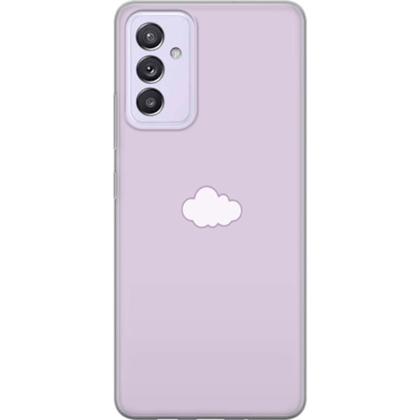 Samsung Galaxy A82 5G Läpinäkyvä kuori Lila Pilvi - minimalistinen pilvi lila taustalla