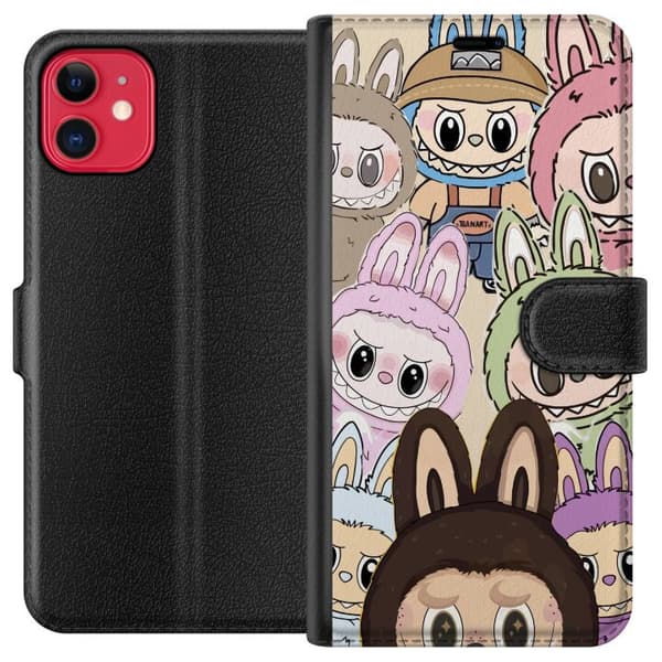 Kompatibel Tegnebogsetui til Apple iPhone 11 The Monster Edition Samlefigur Anime