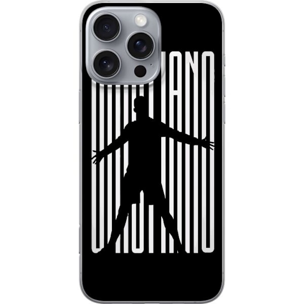 Apple iPhone 16 Pro Max Gennemsigtig cover Cristiano Ronaldo