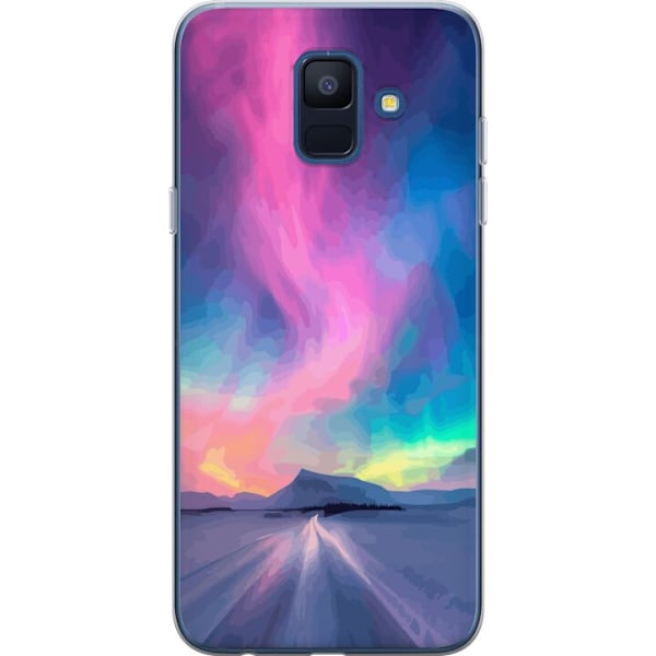 Samsung Galaxy A6 (2018) Gennemsigtig cover Nordlys