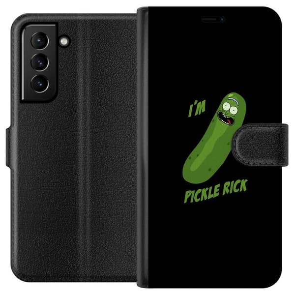 Kompatibel Tegnebogsetui til Samsung Galaxy S21+ 5G I'm Pickle Rick