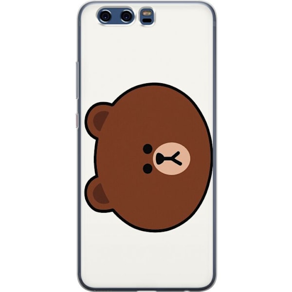 Huawei P10 Läpinäkyvä kuori line friends brown