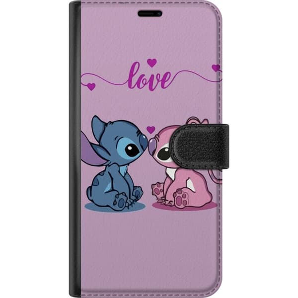 Kompatibel Tegnebogsetui til Apple iPhone 13 mini Lilo & Stitch – Angel Edition