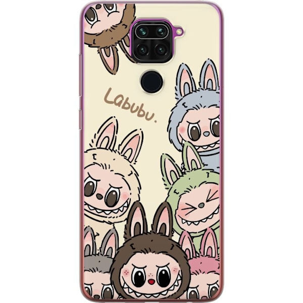 Xiaomi Redmi Note 9 Gjennomsiktig deksel Labubu Pastel Collect