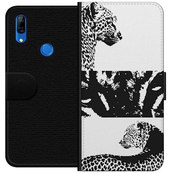 Huawei P Smart Z Tegnebogsetui Leopard Faces