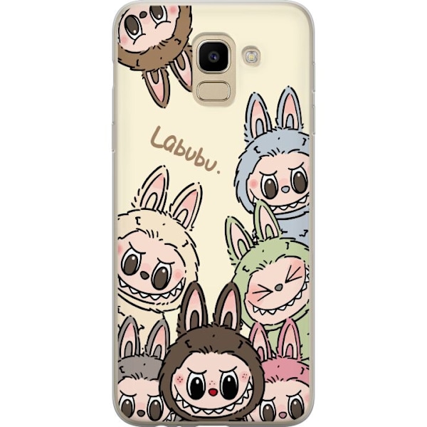Samsung Galaxy J6 Genomskinligt Skal Labubu Pastel Collection