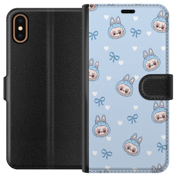 Apple iPhone XS Tegnebogsetui Labubu Ildånd
