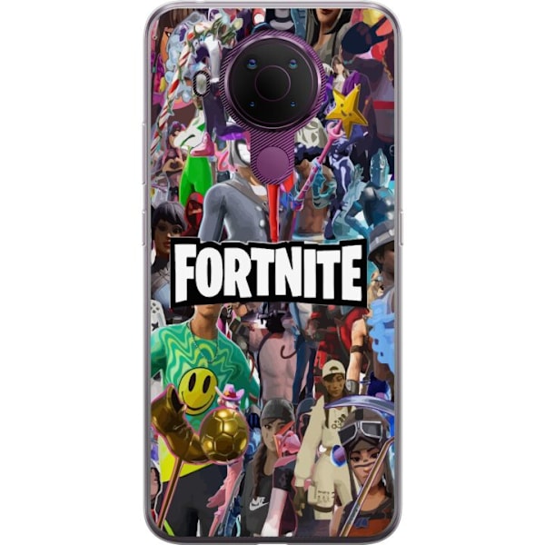 Nokia 5.4 Gjennomsiktig deksel Fortnite