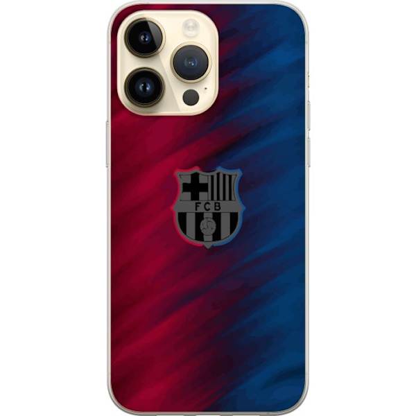 Apple iPhone 14 Pro Max Gjennomsiktig deksel FC Barcelona