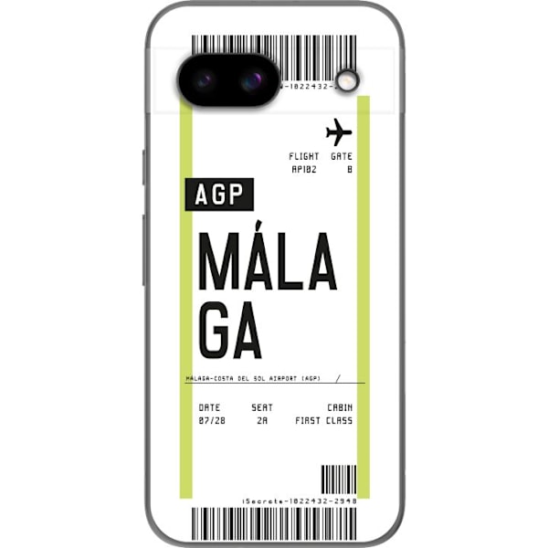 Google Pixel 8a Genomskinligt Skal Malaga