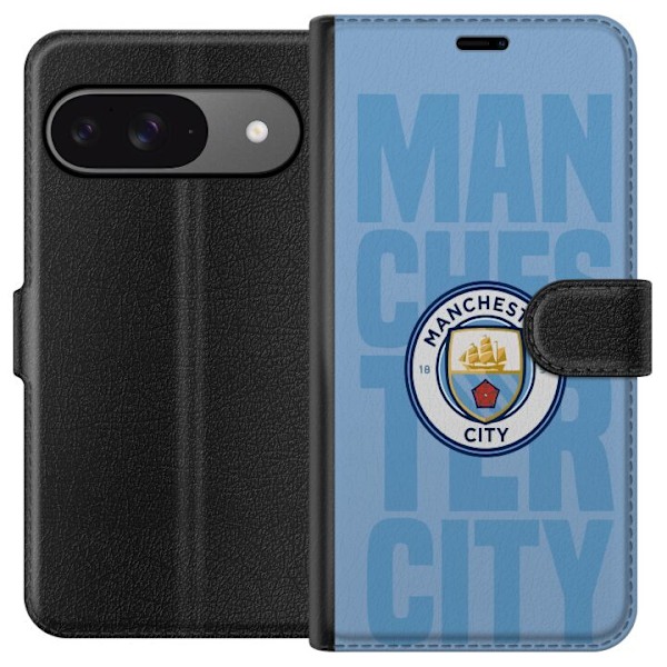 Google Pixel 9 Tegnebogsetui Manchester City