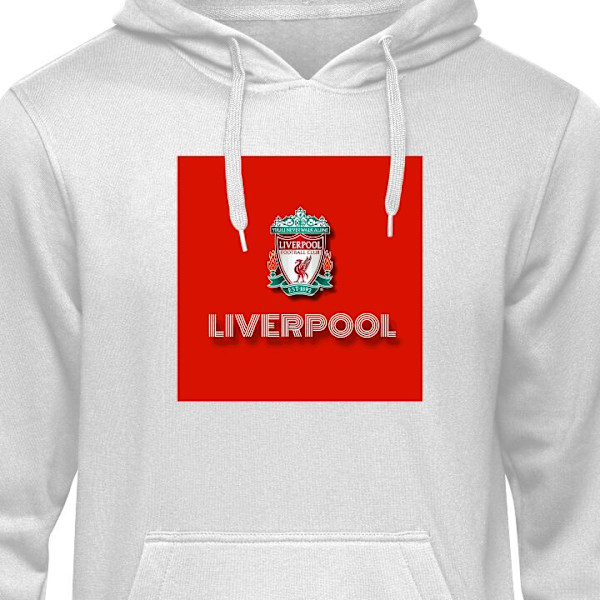 Hoodie til Voksen | Behagelig Hættetrøje Liverpool grå XXL