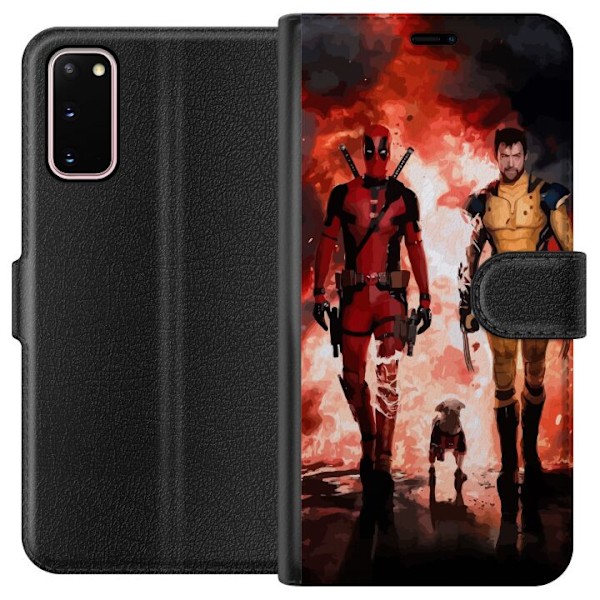 Samsung Galaxy S20 Lommeboketui Wolverine Deadpool