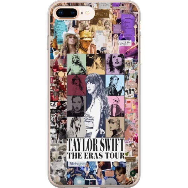 Apple iPhone 8 Plus Genomskinligt Skal Taylor Swift - Eras