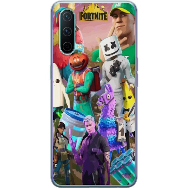 OnePlus Nord CE 5G Gennemsigtig cover Fortnite