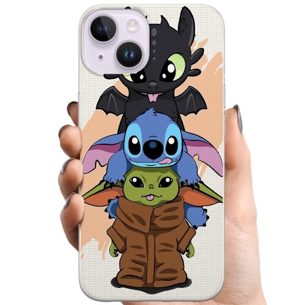 Apple iPhone 15 TPU Mobildeksel Lilo og Stitch