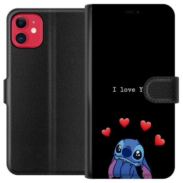 Kompatibel Tegnebogsetui til Apple iPhone 11 Stitch Kærlighed