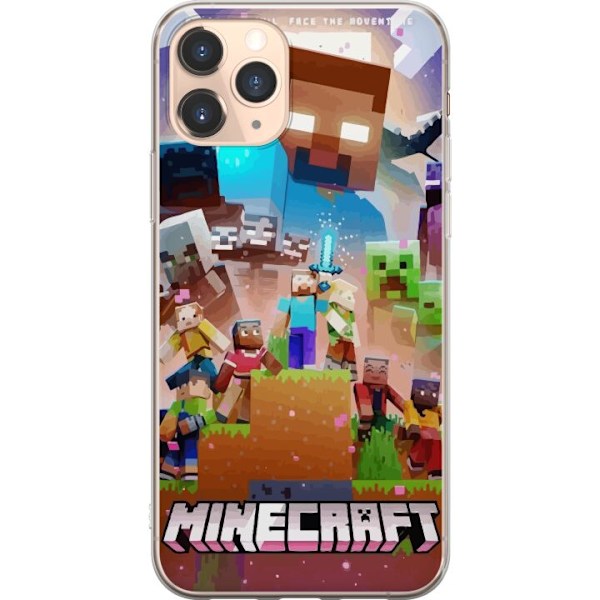 Apple iPhone 11 Pro Genomskinligt Skal Minecraft