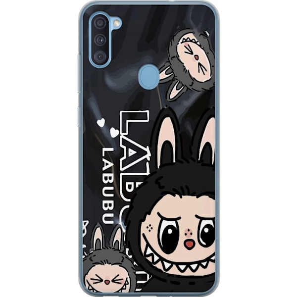 Samsung Galaxy A11 Läpinäkyvä kuori <nl>Labubu Black Energy