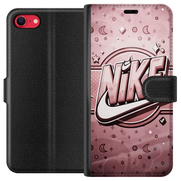 Apple iPhone 16e Lommeboketui Nike Rosa