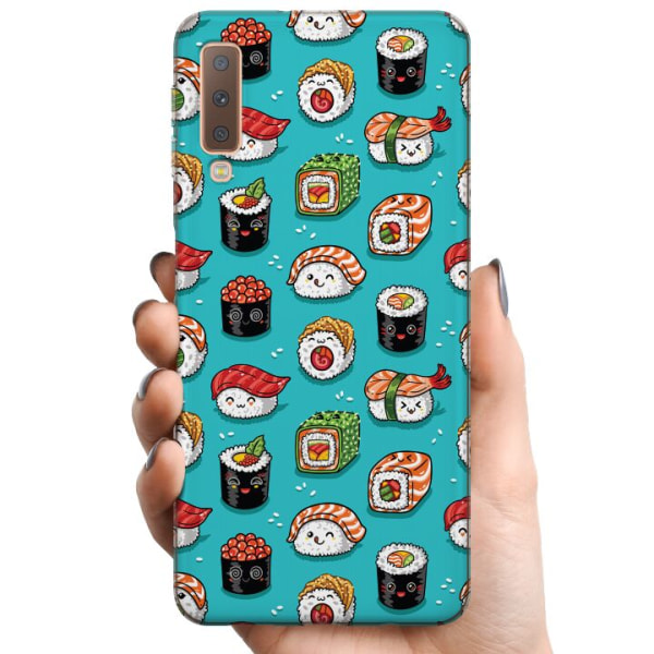 Samsung Galaxy A7 (2018) TPU Mobilcover Sushi