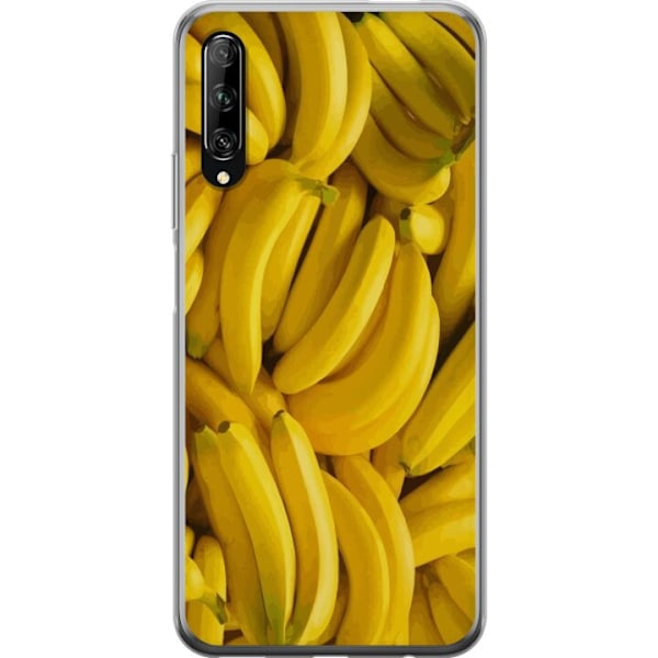 Huawei P smart Pro 2019 Genomskinligt Skal Banana Pattern – lekfullt mönster med gula bananer