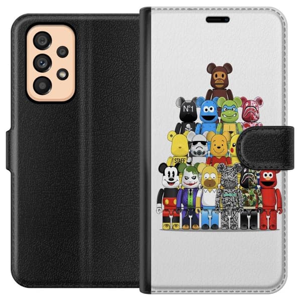 Kompatibelt Plånboksfodral till Samsung Galaxy A53 5G Bearbrick