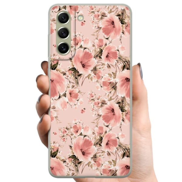 Samsung Galaxy S21 FE 5G TPU Matkapuhelimen kuori Kukkia