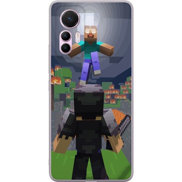 Xiaomi 12 Lite Gjennomsiktig deksel Minecraft