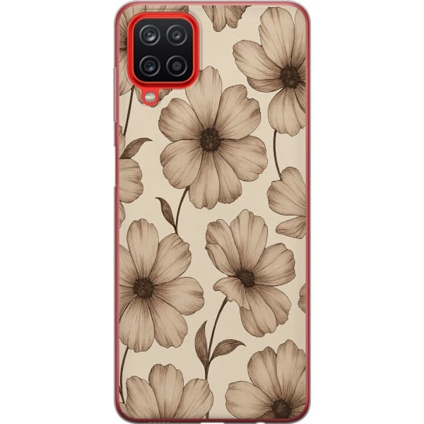 Samsung Galaxy A12 Läpinäkyvä kuori Pastel Rush