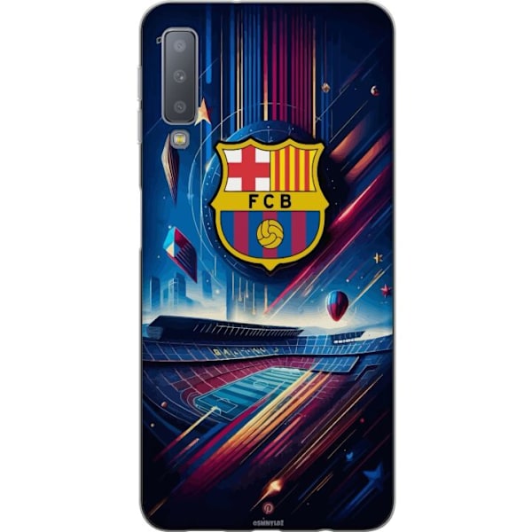 Samsung Galaxy A7 (2018) Genomskinligt Skal FC Barcelona