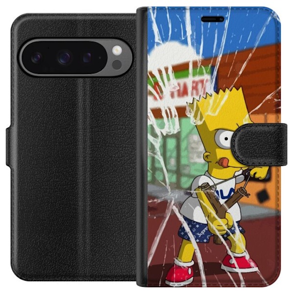 Google Pixel 9 Pro XL Lommeboketui Bart Simpson