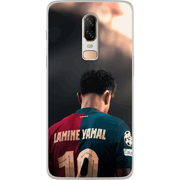 OnePlus 6 Läpinäkyvä kuori Lamine Yamal