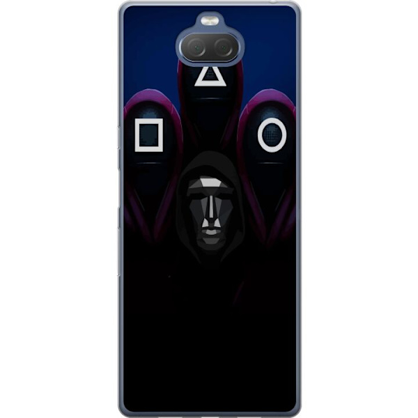 Sony Xperia 10 Plus Gennemsigtig cover Squid Game Sæson 3 Nye Ikon Populær Serie TV Motiv Asiatisk Drama Trend Iconisk Grafisk Design
