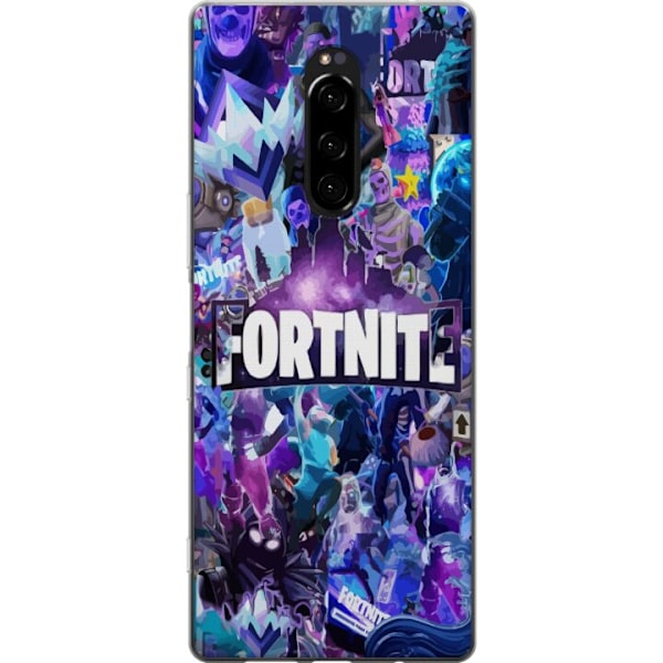 Sony Xperia 1 Genomskinligt Skal Fortnite