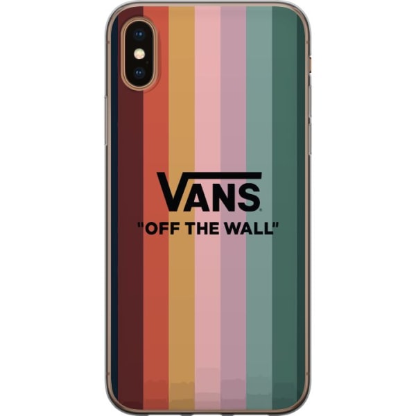 Apple iPhone XS Läpinäkyvä kuori Vans